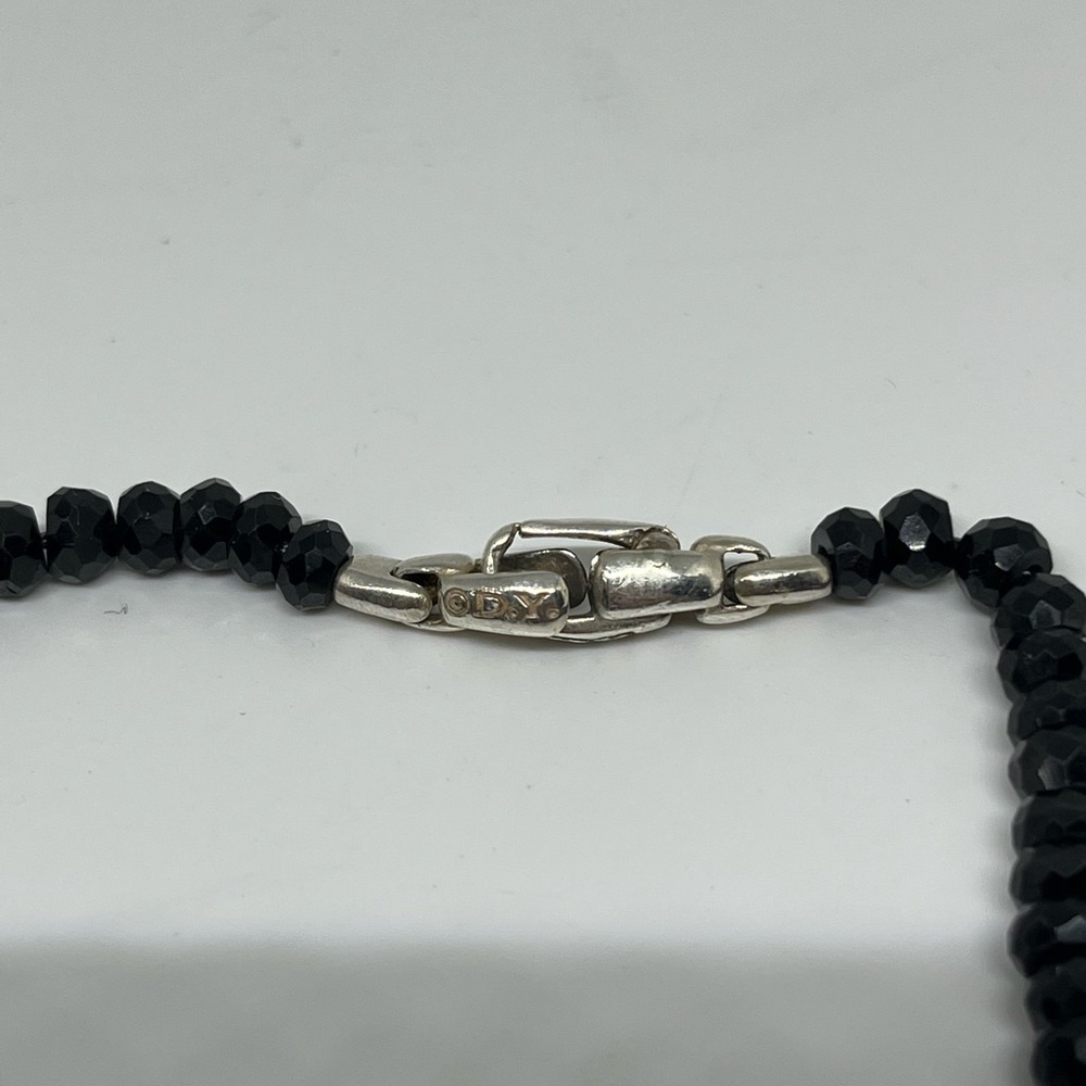 David Yurman Black fluorescent Beaded Bracelet - Picture 4 of 5
